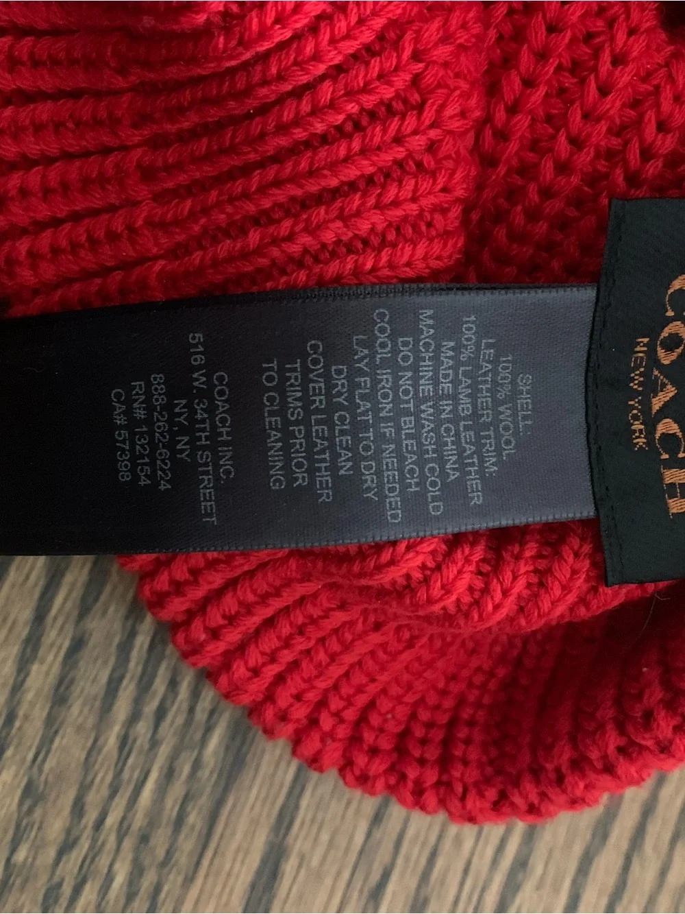 Women’s Coach Beanie hat
